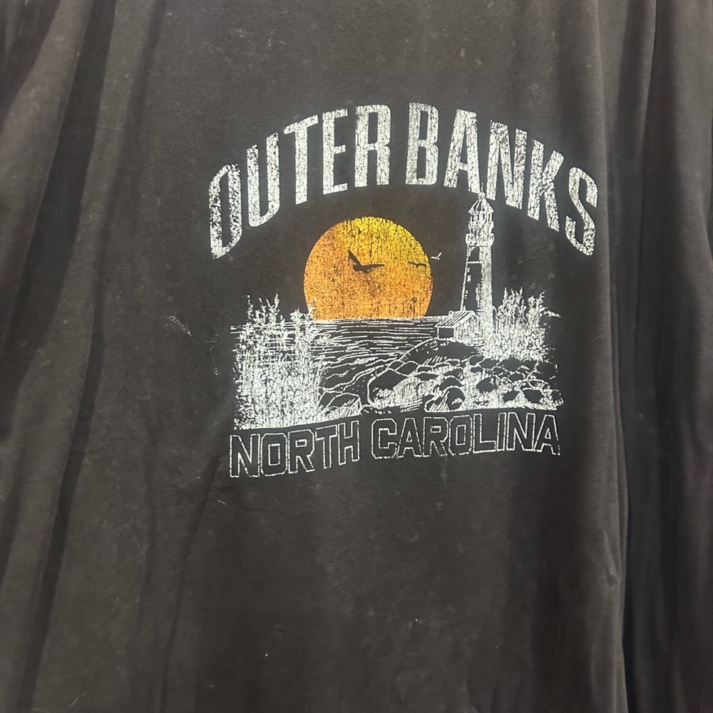 Outer Banks Graphic Black T-Shirt - Picture 2 of 3
